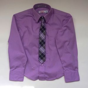IZOD BOYS SHIRT & TIE 👔